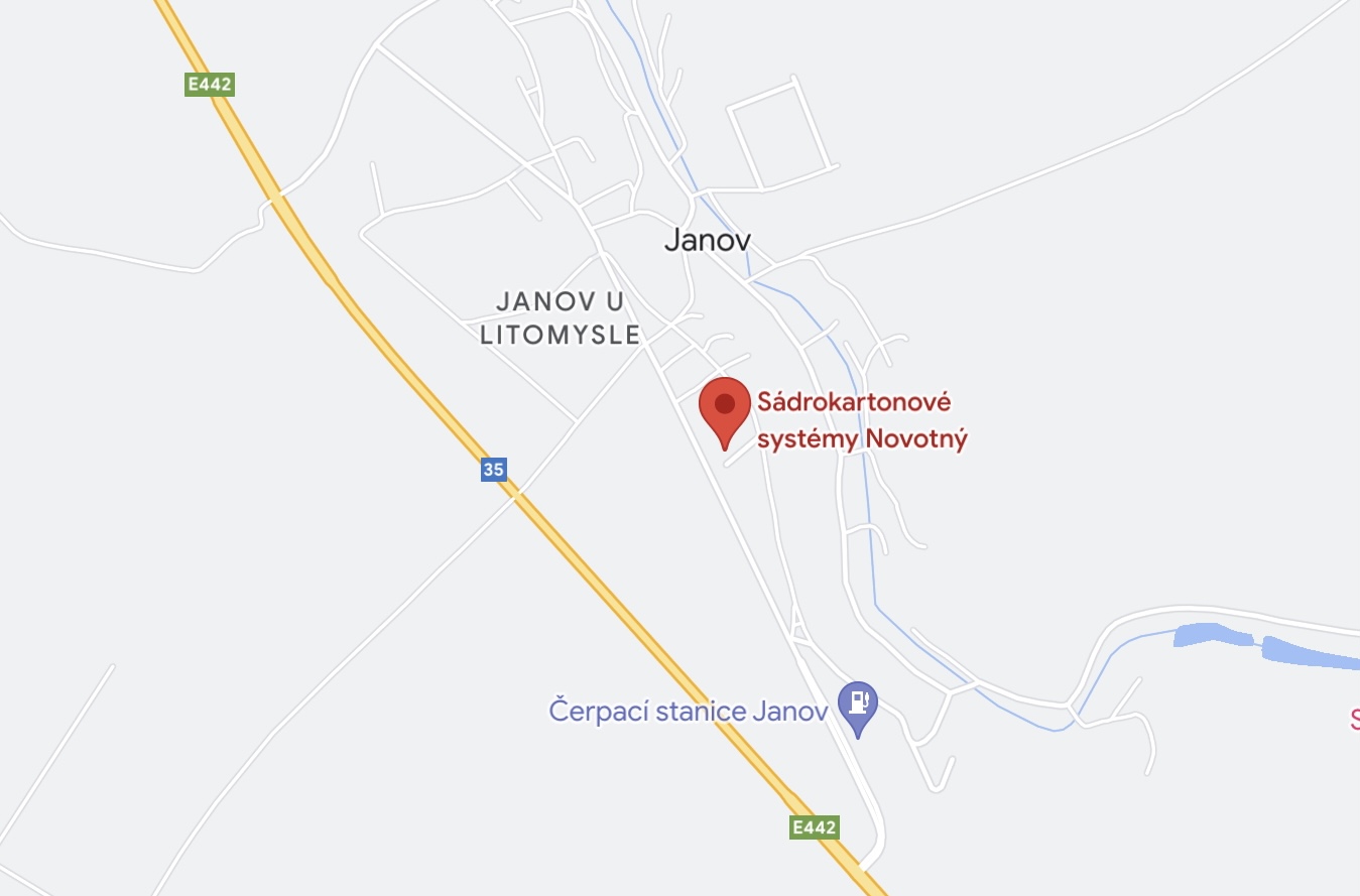 přechod na Google mapy po kliknutí